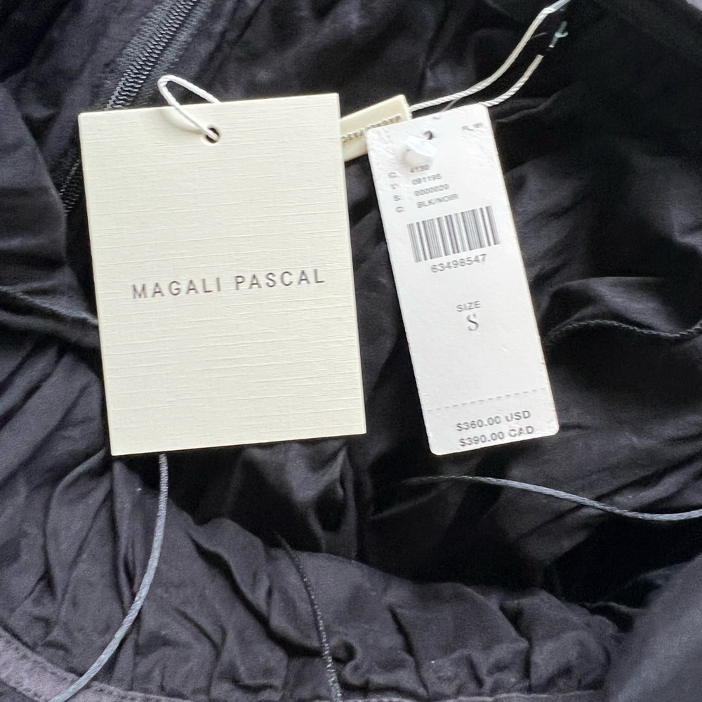 Magali Pascal Elegant Black/Gray Halter Backless Tiered Maxi Dress. Size S. NWT. - Picture 7 of 8